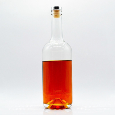 얼음 표면 처리 및 슈퍼 플린트 유리 재료와 750ml 빈 스피릿 병
