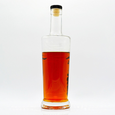 얼음 표면 처리 및 슈퍼 플린트 유리 재료와 750ml 빈 스피릿 병