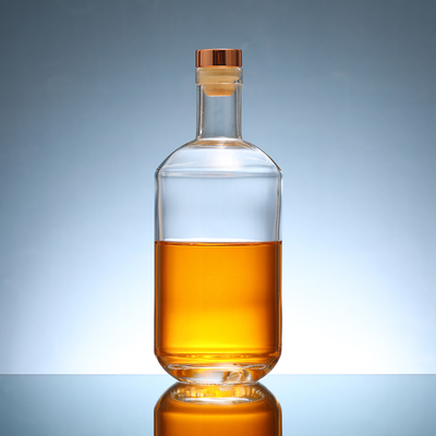 주문형 컬러 스프레이 보드카 유리 병 750ml 슈퍼 플린트 유리 재료
