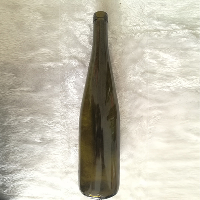 핫 스탬핑 750ml 앰버 유리 병 보드카 위스키 브랜디 음료