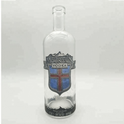 산업용 음료 1L 긴 목 유리 병 와이스키 코크