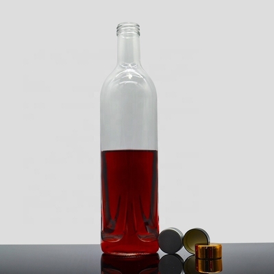 슈퍼 플린트 유리 코크 밀폐형 750ml 보드카 위스키 셰리 위스키 와인 유리 병