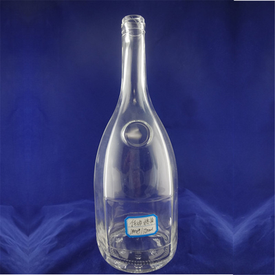무료 샘플 500 ml 750 ml 콘크리트 밀폐형 유리 둥근 술병
