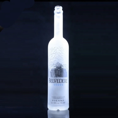슈퍼 플린트 유리 목걸이 750ml 보드카 병