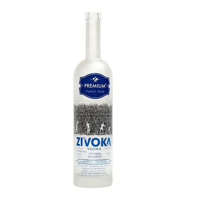 사설 레이블 술 200ml 300ml 500ml 750ml 1000ml 유리 병 산둥 시장