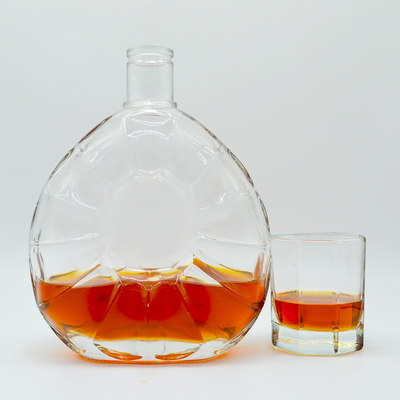 70cl 냉동 맞춤형 테킬라 보드카 유리 병 술 알코올 코크 밀폐 유형