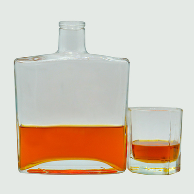 70cl 냉동 맞춤형 테킬라 보드카 유리 병 술 알코올 코크 밀폐 유형