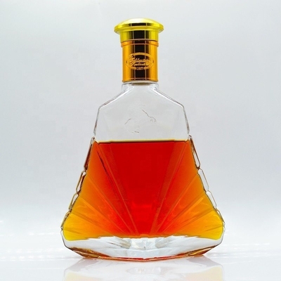 브랜디 병 750ml 보드카 유리 병에 맞춤 디자인 빈 술 병