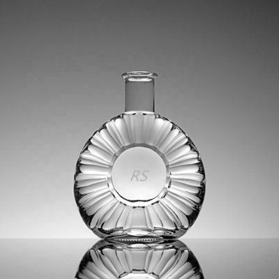 브랜디 병 750ml 보드카 유리 병에 맞춤 디자인 빈 술 병