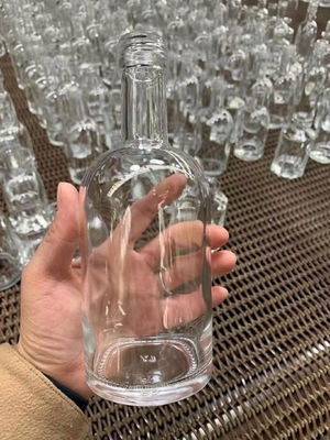 엑스트라 화이트 플린트 글래스 350ml 500ml 700ml 750ml 보드카 진 위스키 리커 유리 병