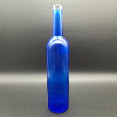 녹화/ Frost/ Decal/ Spray Glass Flask 750ml/1000ml 와드카 위스키 브랜디 럼 진
