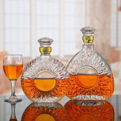 500ml 750ml 1000ml 슈퍼 플린트 유리 병 산업용 보드카 위스키 럼 진 음주