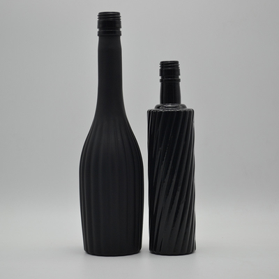 375ml 750ml T/T 결제 및 더 많은 기능과 함께 사용자 정의 얼음 유리 와인 병