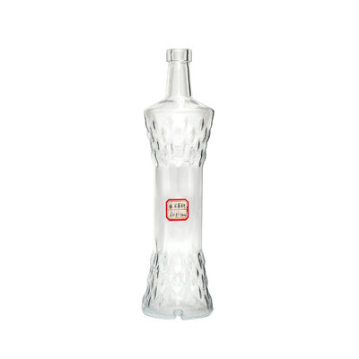 산업용 음료 슈퍼 플린트 글래스로 만든 밀폐 뚜?? 이 있는 750ml 리코어 와인 병