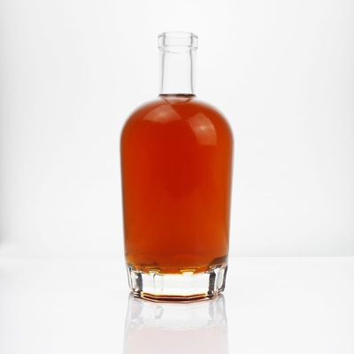 데칼 로고 주문형 350ml 500ml 700ml 750ml 1000ml 유리 병 럼 보드카 위스키 진