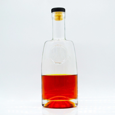산업용 음료 700ml 맑은 유리 병 코크와 슈퍼 플린트 유리 재료