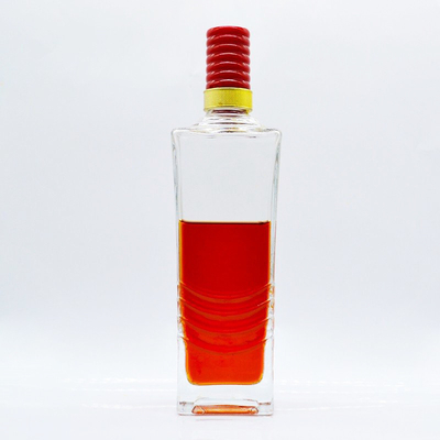 산업용 음료 700ml 맑은 유리 병 코크와 슈퍼 플린트 유리 재료