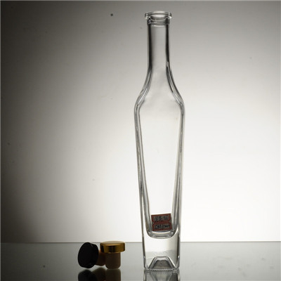 350ml 550ml 750ml 빈 유리 병 보드카 위스키 레드 와인 데칼 표면 처리