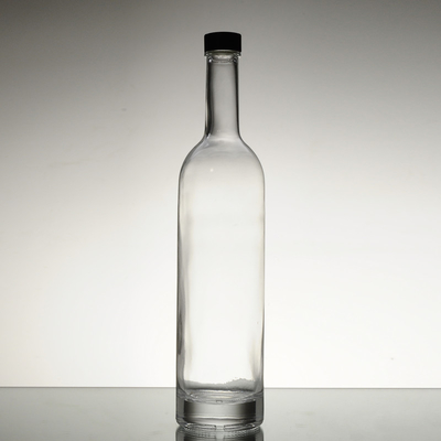 350ml 550ml 750ml 빈 유리 병 보드카 위스키 레드 와인 데칼 표면 처리