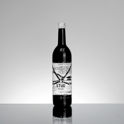 슈퍼 플린트 유리 재료 700ml 750ml 1 리터 보드카 유리 병 CE 표준