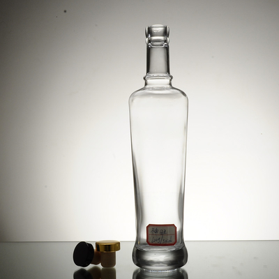 슈퍼 플린트 유리 재료 500ml 700ml 750ml 빈 럼 맑은 음료 병