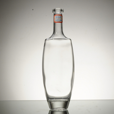 슈퍼 플린트 유리 재료 500ml 700ml 750ml 빈 럼 맑은 음료 병