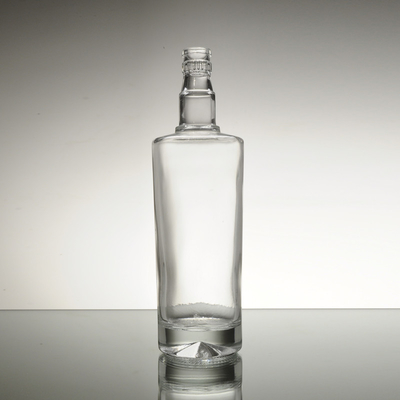 슈퍼 플린트 유리 재료 500ml 700ml 750ml 빈 럼 맑은 음료 병