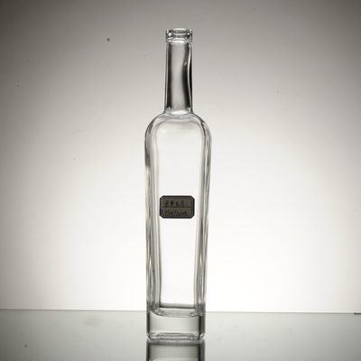750ml 맑은 유리 병 고 플린트 유리 재료와 코크 밀폐 유형 와드카