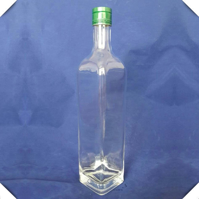 고온 스탬핑 표면 처리 슈퍼 플린트 최고 수준의 진 보드카 750ml 광장 유리 병 FOB