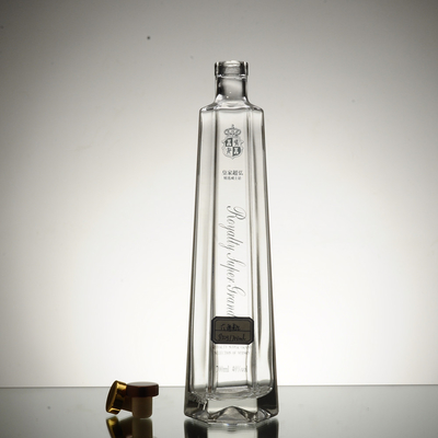 OEM 환영 750ml 와인 위스키 테킬라 보드카 유리 음료 병