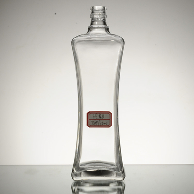 500ml Frost Surface Handling Butterfly Shape Whiskey Glass Flask Vodka Packaging 와드카 포장용 위스키 유리 병