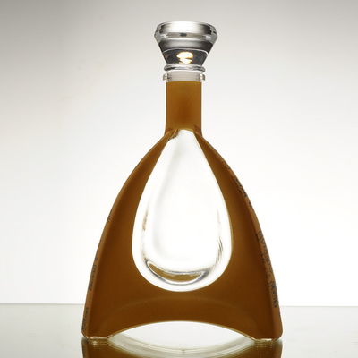 크레어 커스텀 디자인 동물 모양 500ml 750ml 브랜디 위스키 보드카를 위한 유리 병