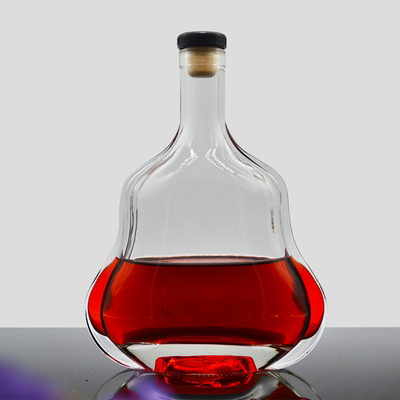 크레어 커스텀 디자인 동물 모양 500ml 750ml 브랜디 위스키 보드카를 위한 유리 병