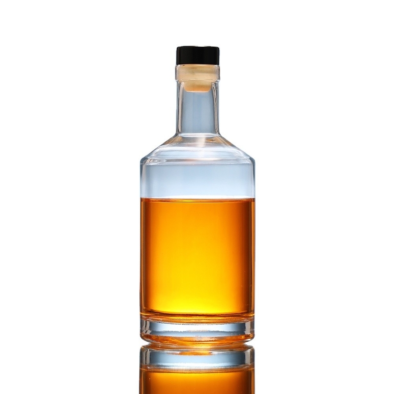 500ml/650ml/700ml/750ml/800ml/보습 유리 위스키 병 보드카 진과 과일 와인을 위해