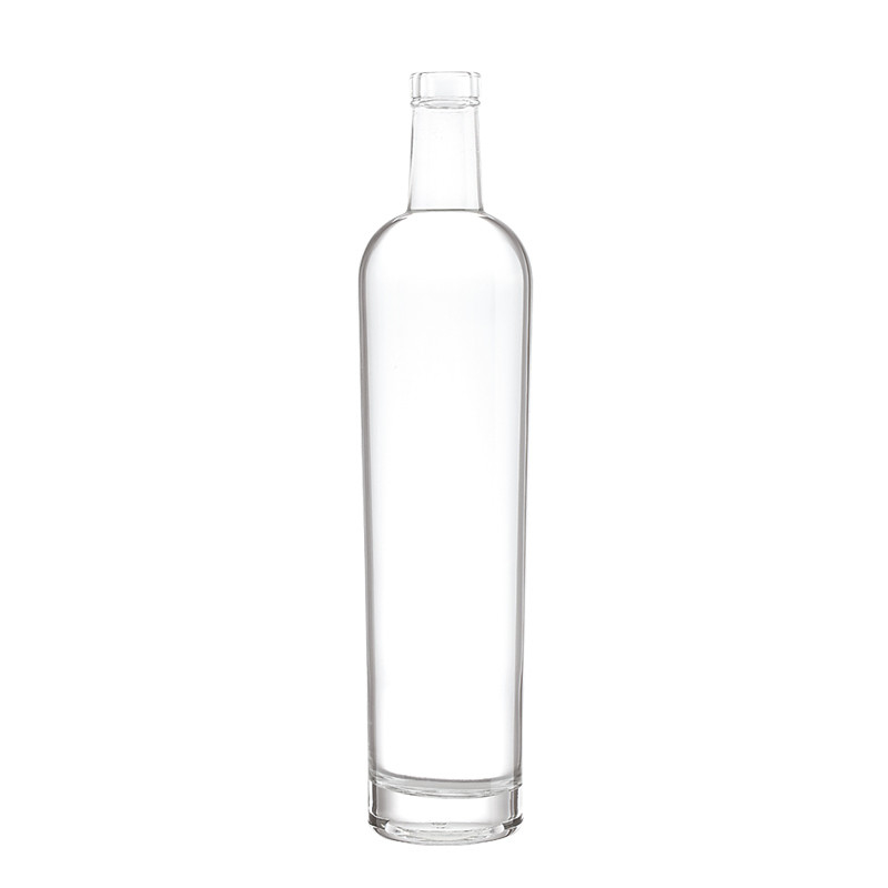 맑은 빈 술 750ml 유리 와인 병 700ml 슈퍼 플린트 유리 재료로 만들어졌습니다