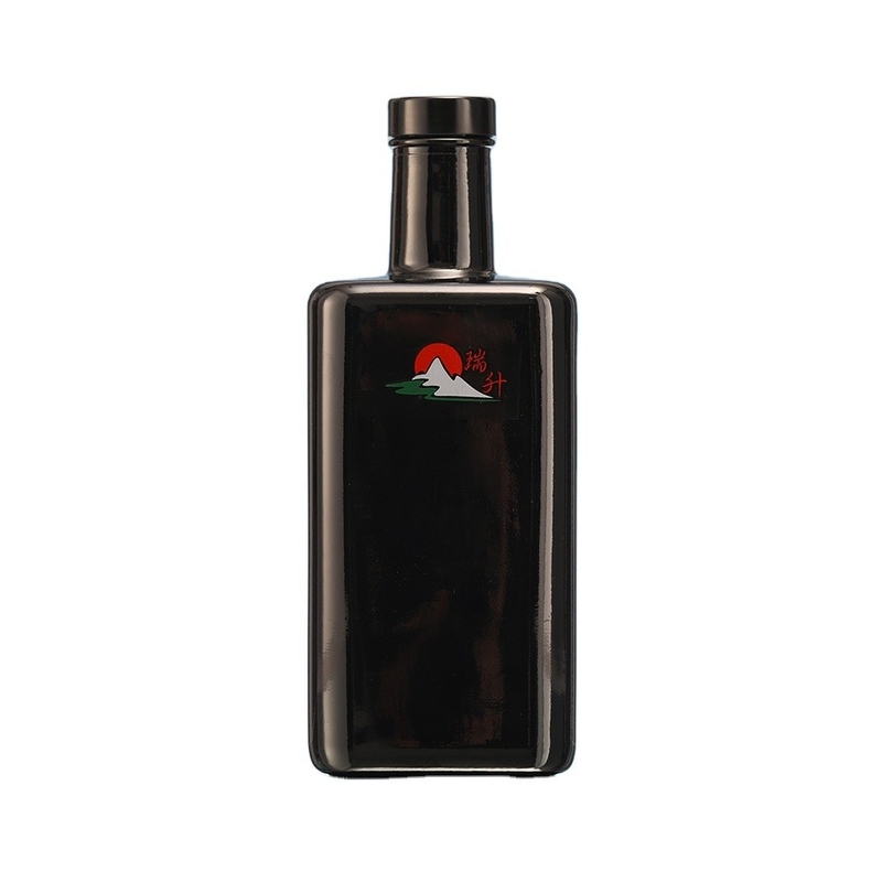 슈퍼 플린트 글래스 750ml 진 글래스 와인 병 코크 밀폐 유형