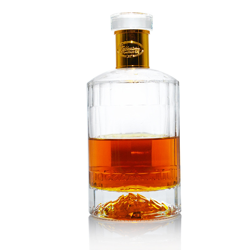 500ml 700ml 75cl 슈퍼 플린트 위스키 유리 병