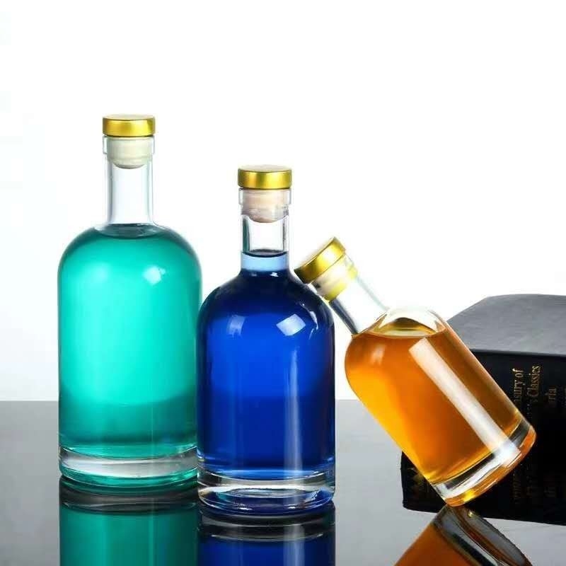 375ml 500ml 700ml 750ml 1000ml 투명 빈 유리 병 음료