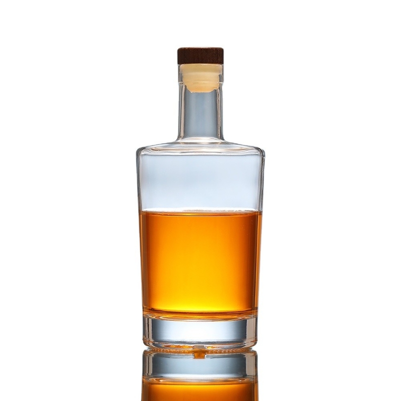 코크 톱 500ml 유리병 보드카 음주 OEM 환영