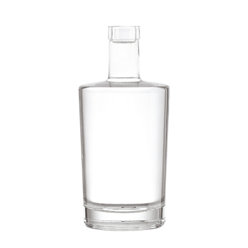 수용 가능한 고객 로고 750ml 대용량 음주 진 가격 광장 음료용 유리 병
