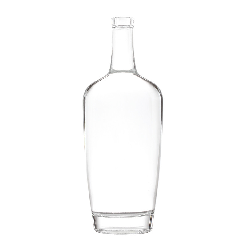 오일용 슈퍼 플린트 글래스 빈 병 블루 퀘어 위스키 1000ml 병 375ml 와인 병