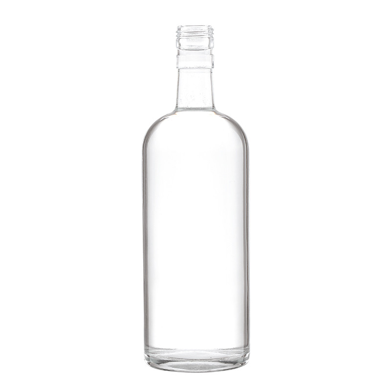슈퍼 플린트 700ml 750ml 진 보드카 유리 병 주문 위스키 음주 브랜디 빈