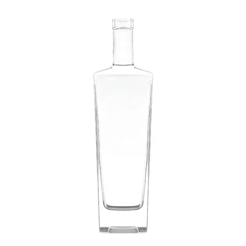 슈퍼 플린트 커스텀 로고 100ml 350ml 550ml 750ml 테킬라 보드카 위스키 유리 병