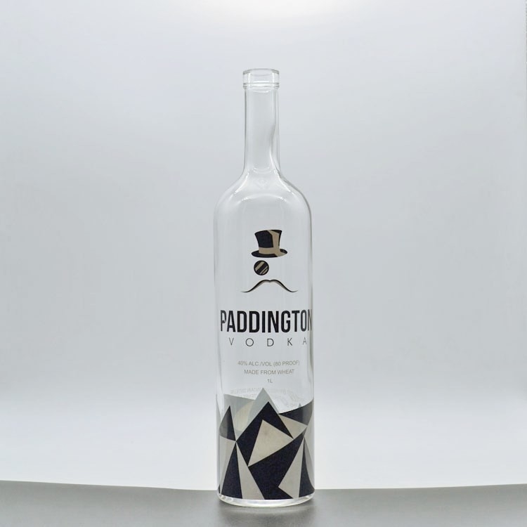 주문형 올리브 오일 리커와 500ml 진 스피릿용 75cl 슈퍼 플린트 유리 코크 병