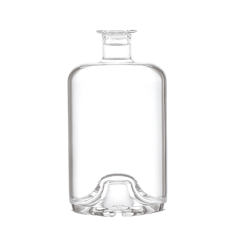 목재 코크 밀폐 유형 럼 테킬라 보드카 브랜디 오일용 500ml 넓은 유리 병