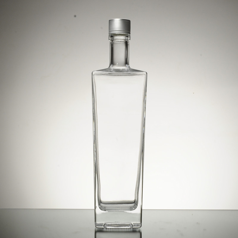 500ML 700ML 750ML 1l 정사각형 유리 병