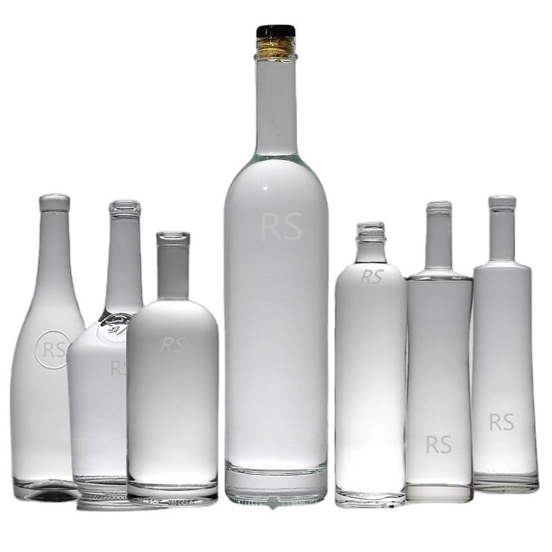 500ml/750ml 음료용 빈 얼음 디자인 스프레이 병 올리브 오일 스피어 및 음주