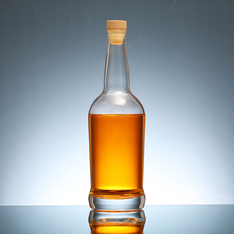 주문형 컬러 스프레이 보드카 유리 병 750ml 슈퍼 플린트 유리 재료