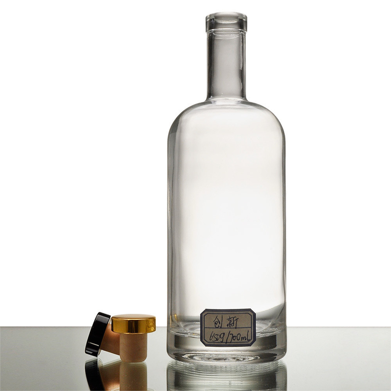 로고 용납 수퍼 플린트 유리 700ml 750ml 음주 병 사용자 지정 伏特加 위스키