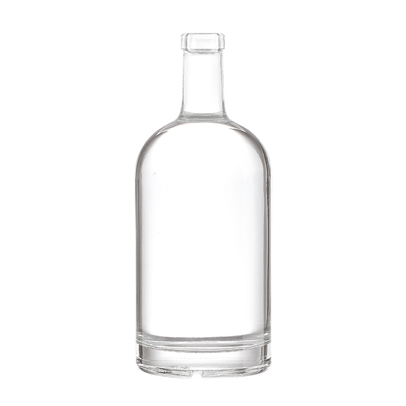 슈퍼 플린트 유리 재료 200ml 500ml 750ml 1000ml 코크 캡과 빈 유리 병